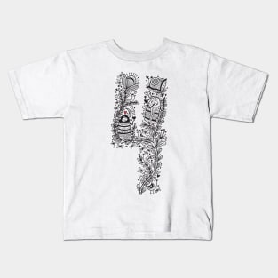 Four (Buu&Luu Alphabet) Kids T-Shirt